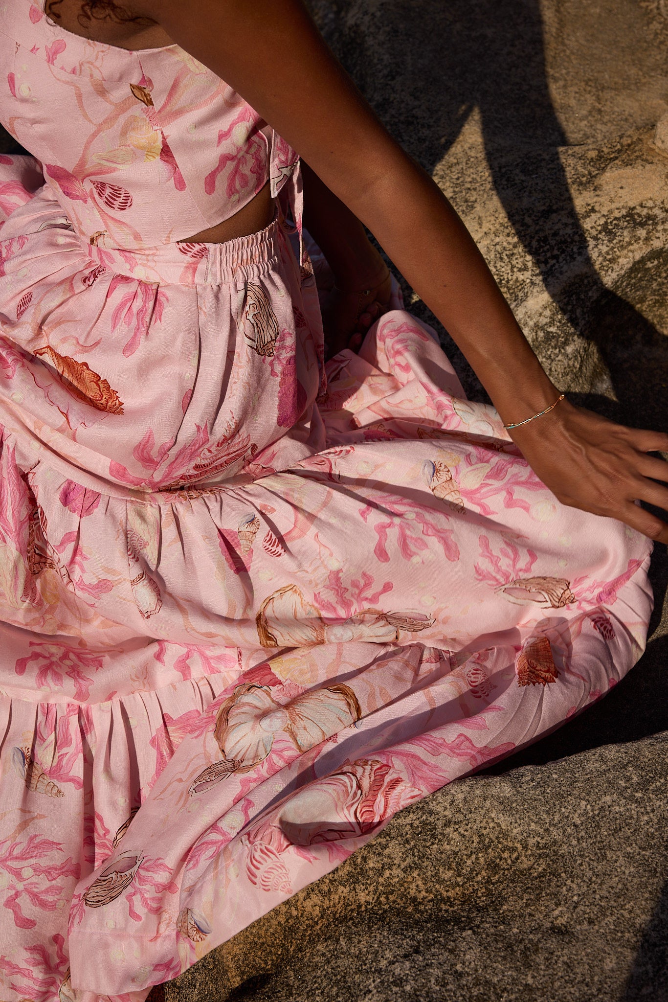 Claire Tiered Maxi Skirt - Mermaid Trove