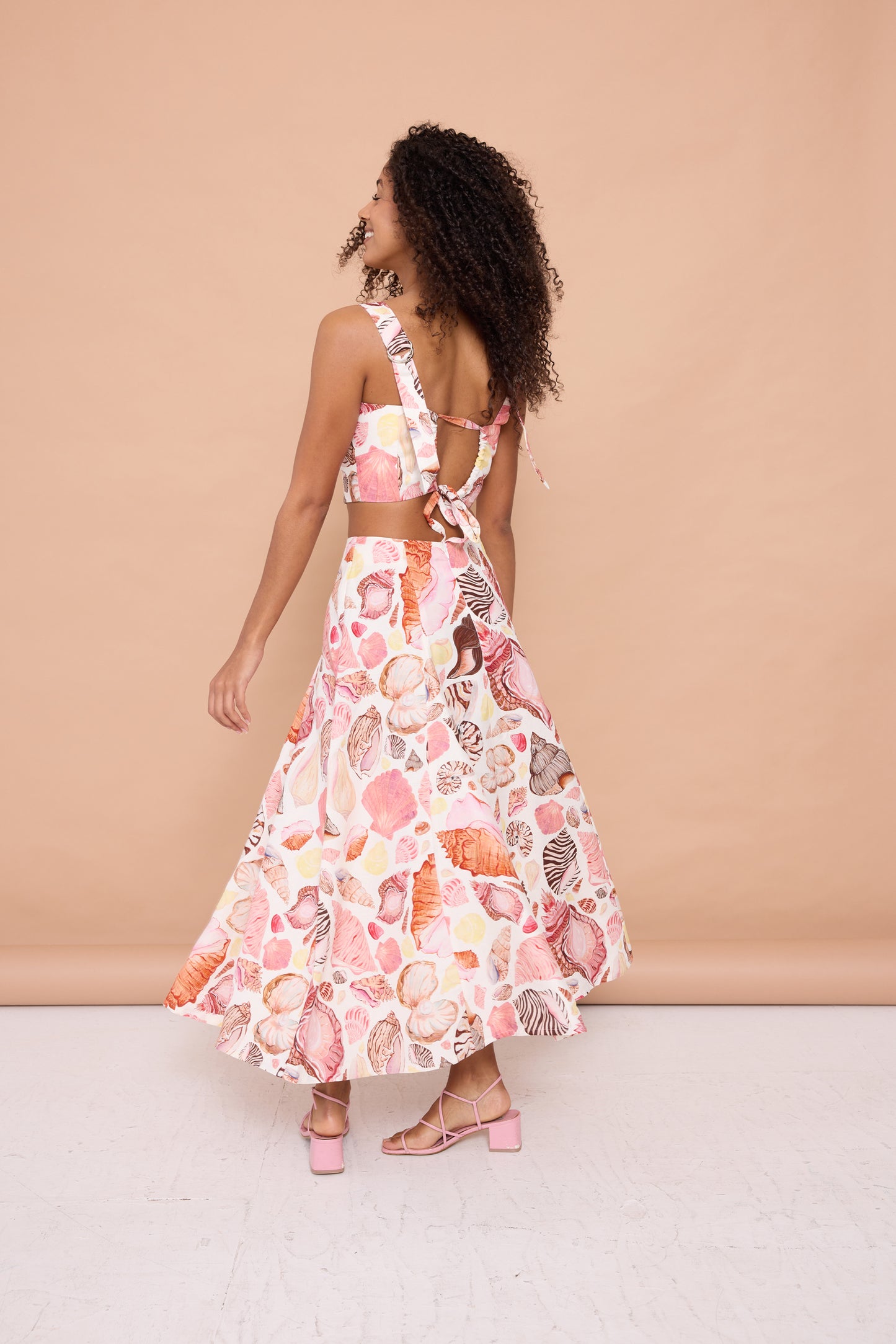 Lottie Crop - White Seashell