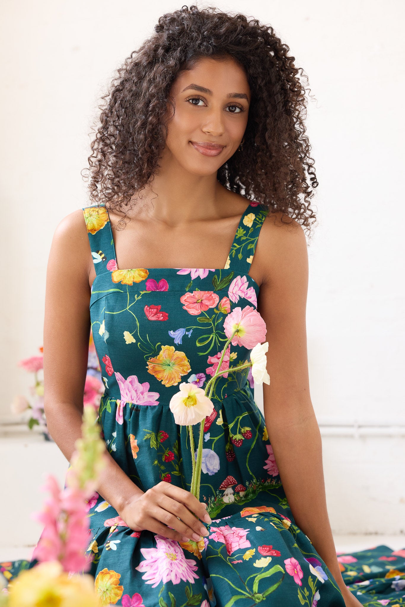 Dreamscape Fleur Gown- Forest Green