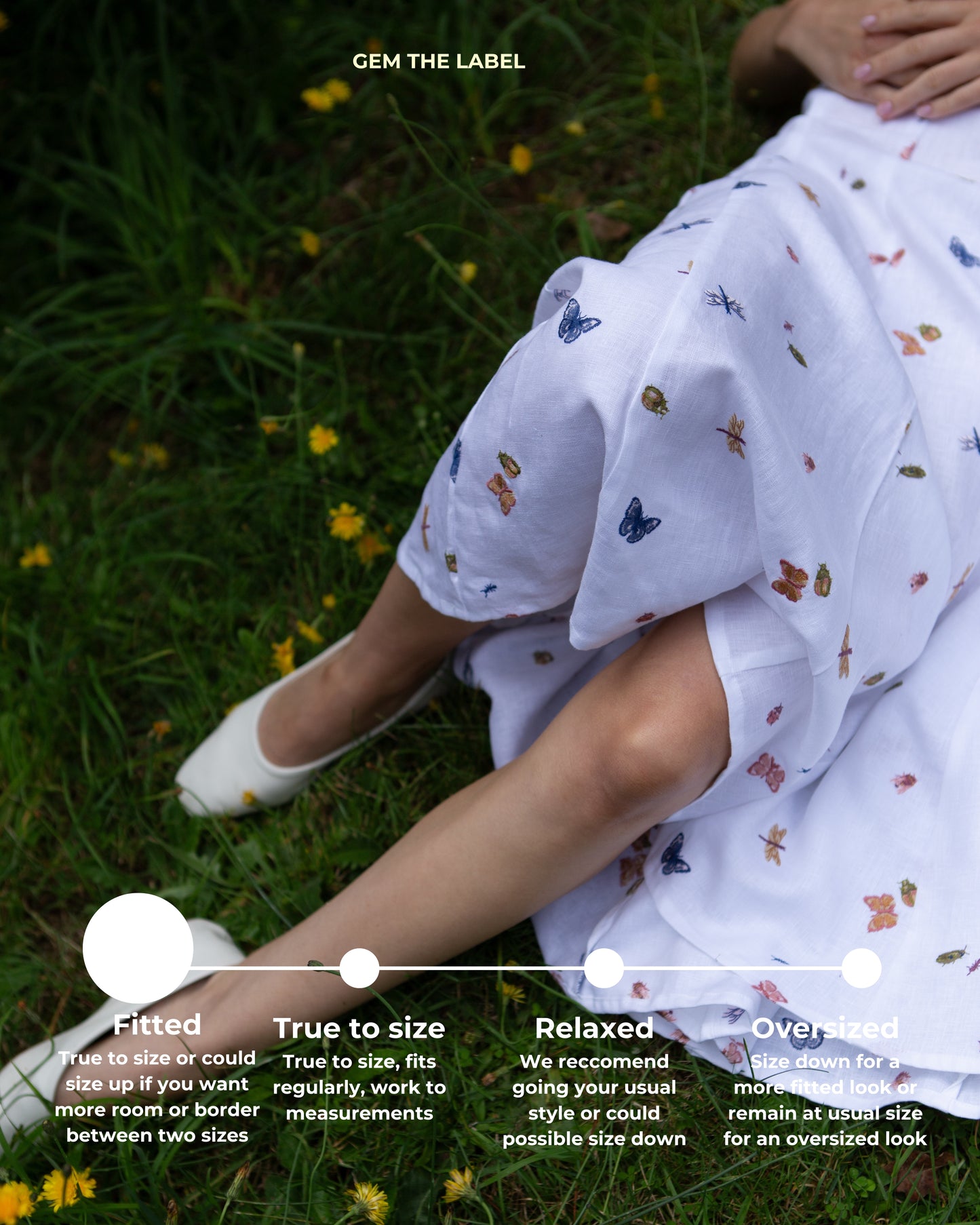 Abi Midi Skirt- Garden Friends Linen