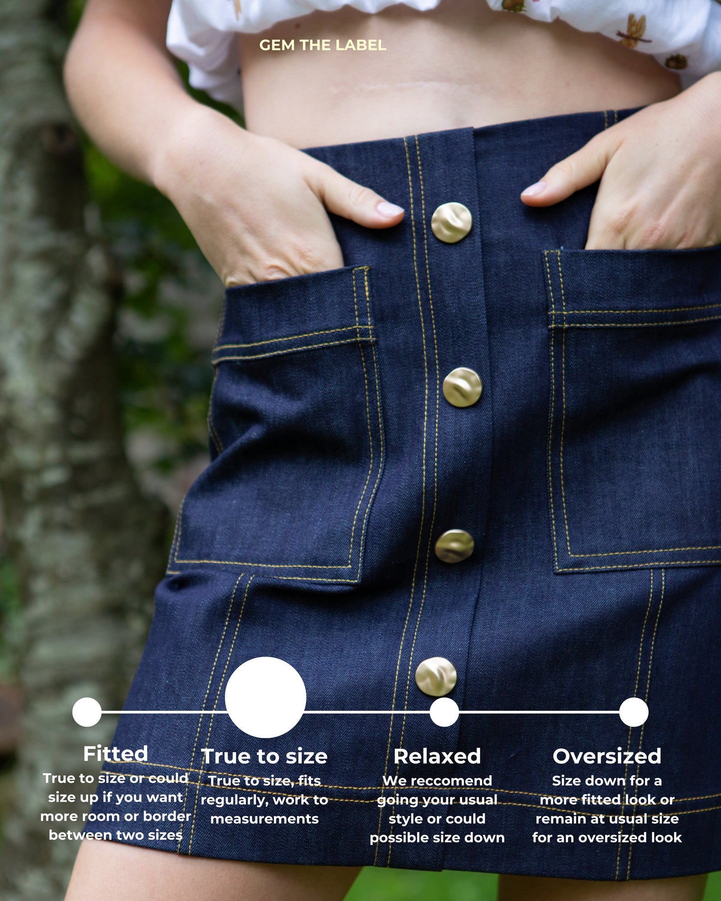Fyn Denim Mini Skirt