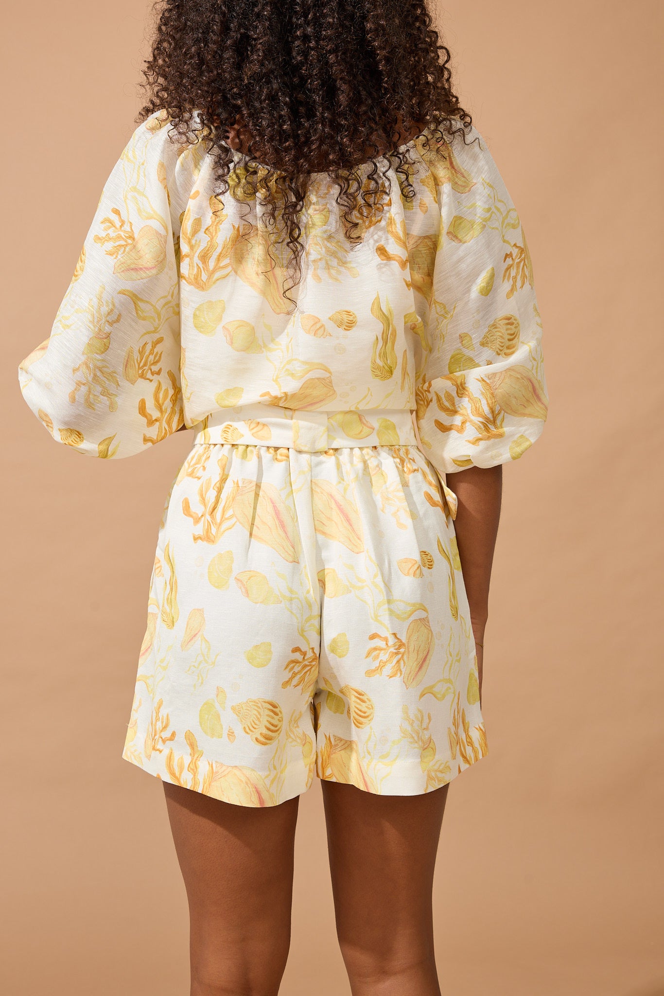 Coral Belted Shorts - Siren Song