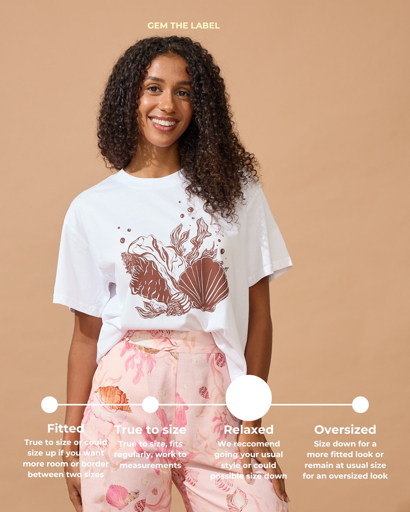 Shell Tee - Chocolate Brown