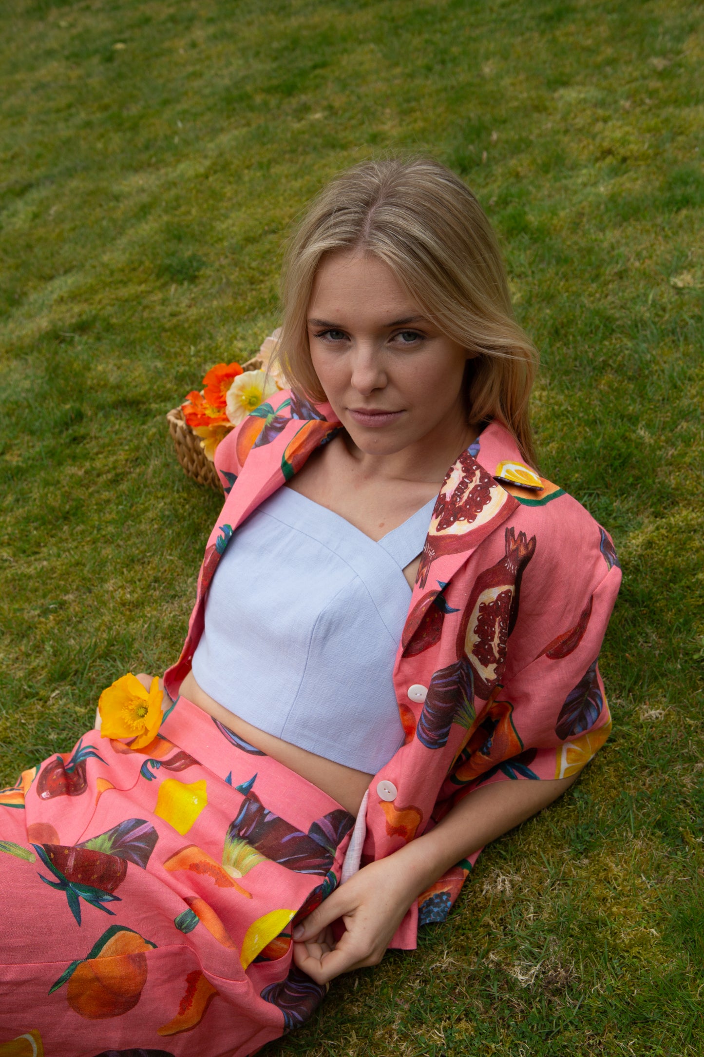 Linen Lottie Crop