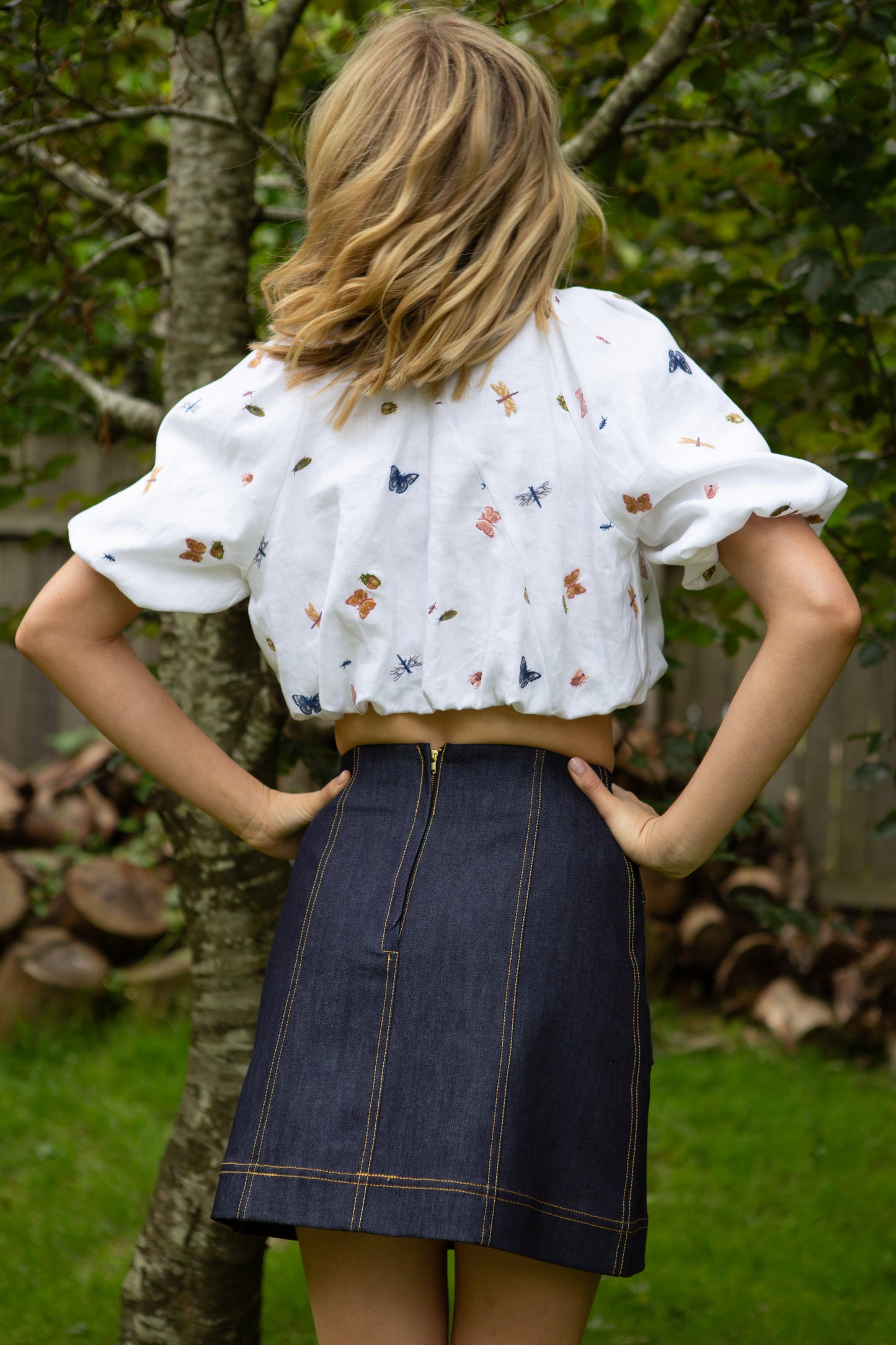 Fyn Denim Mini Skirt