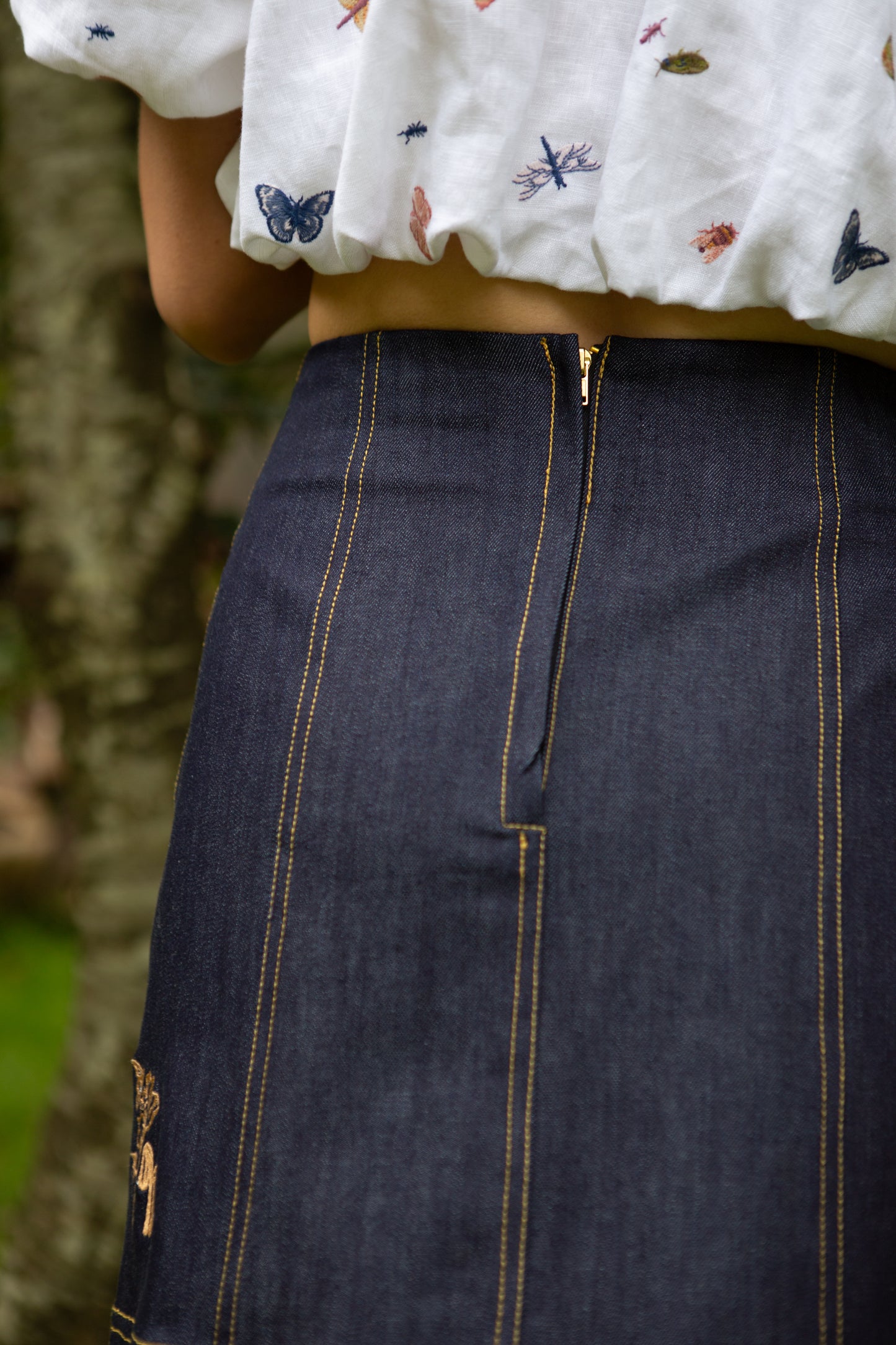 Fyn Denim Mini Skirt