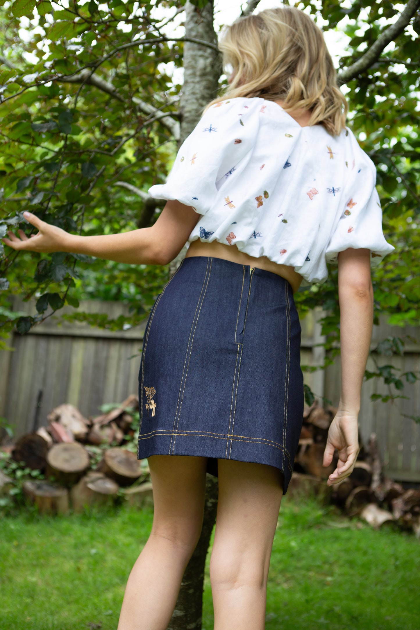 Fyn Denim Mini Skirt