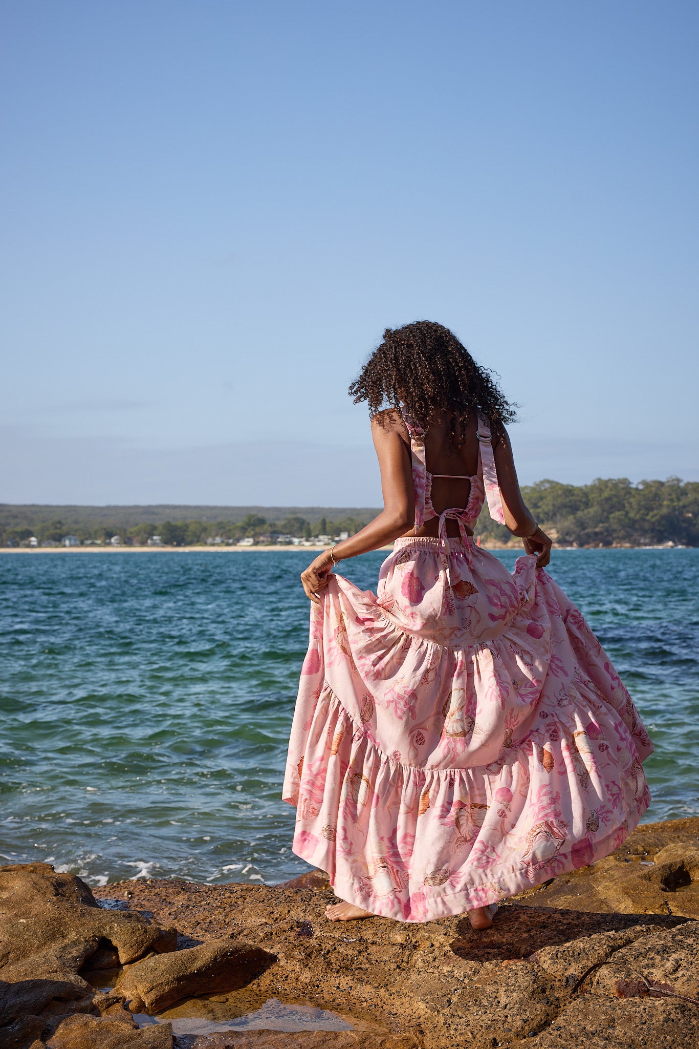 Claire Tiered Maxi Skirt - Mermaid Trove