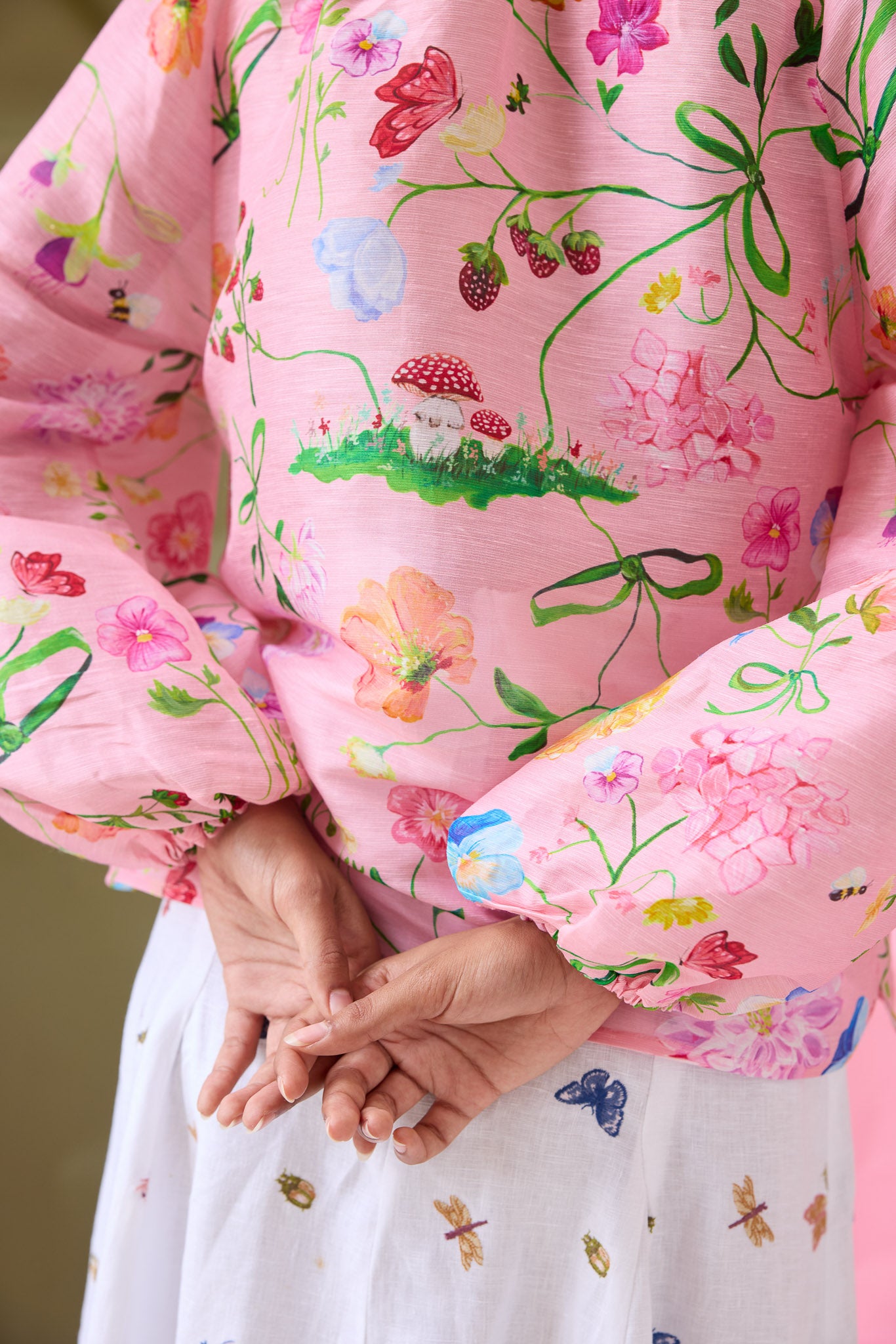 Audrey Dreamscape Silk Blouse