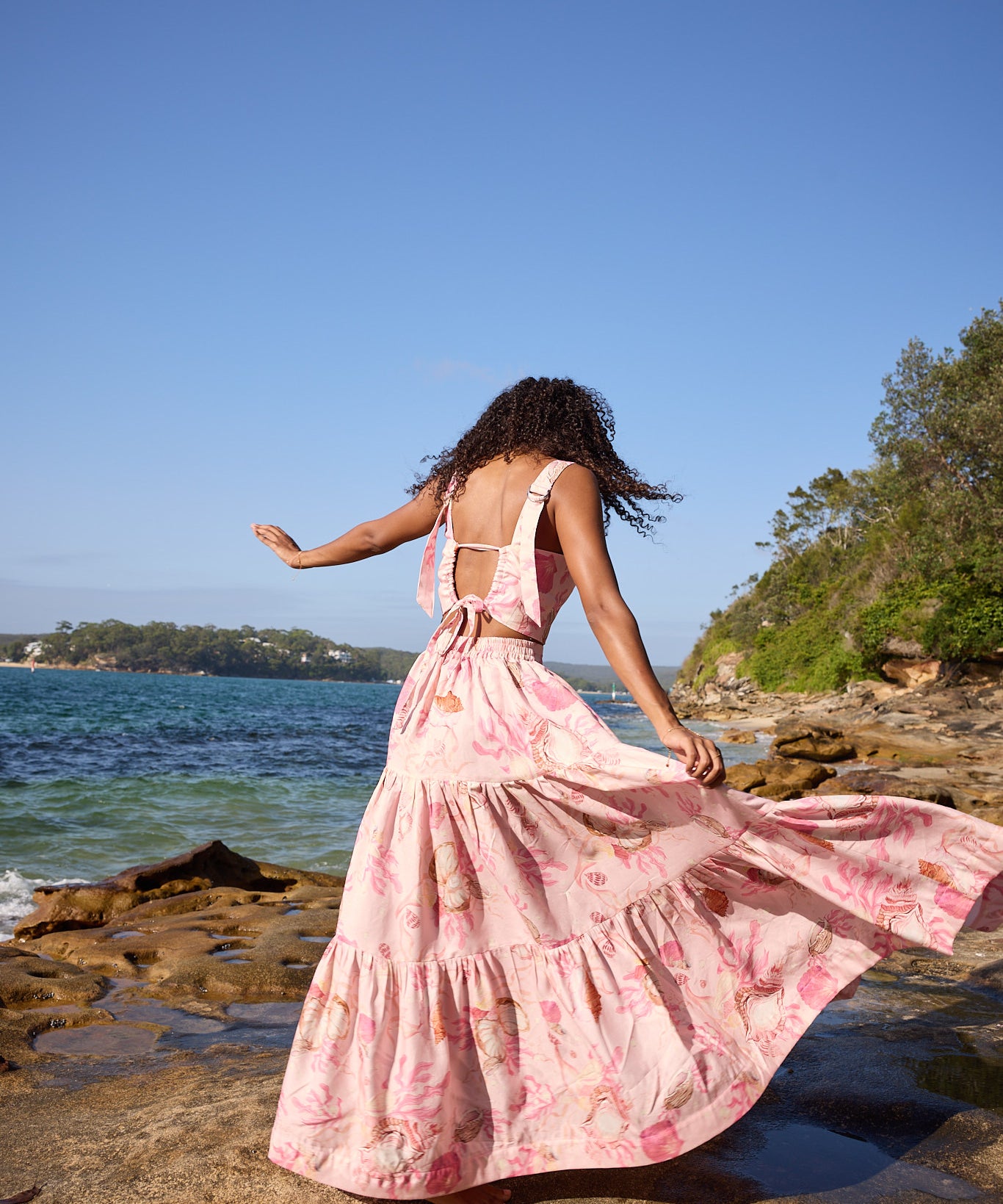 Claire Tiered Maxi Skirt - Mermaid Trove