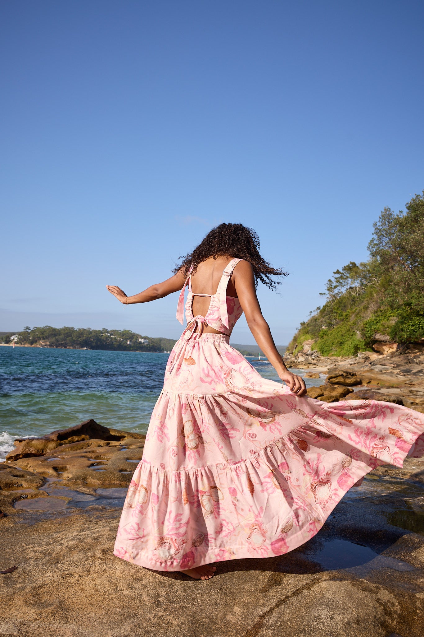 Claire Tiered Maxi Skirt - Mermaid Trove