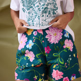 Novie Dreamscape Shorts- Forest Green