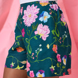 Novie Dreamscape Shorts- Forest Green