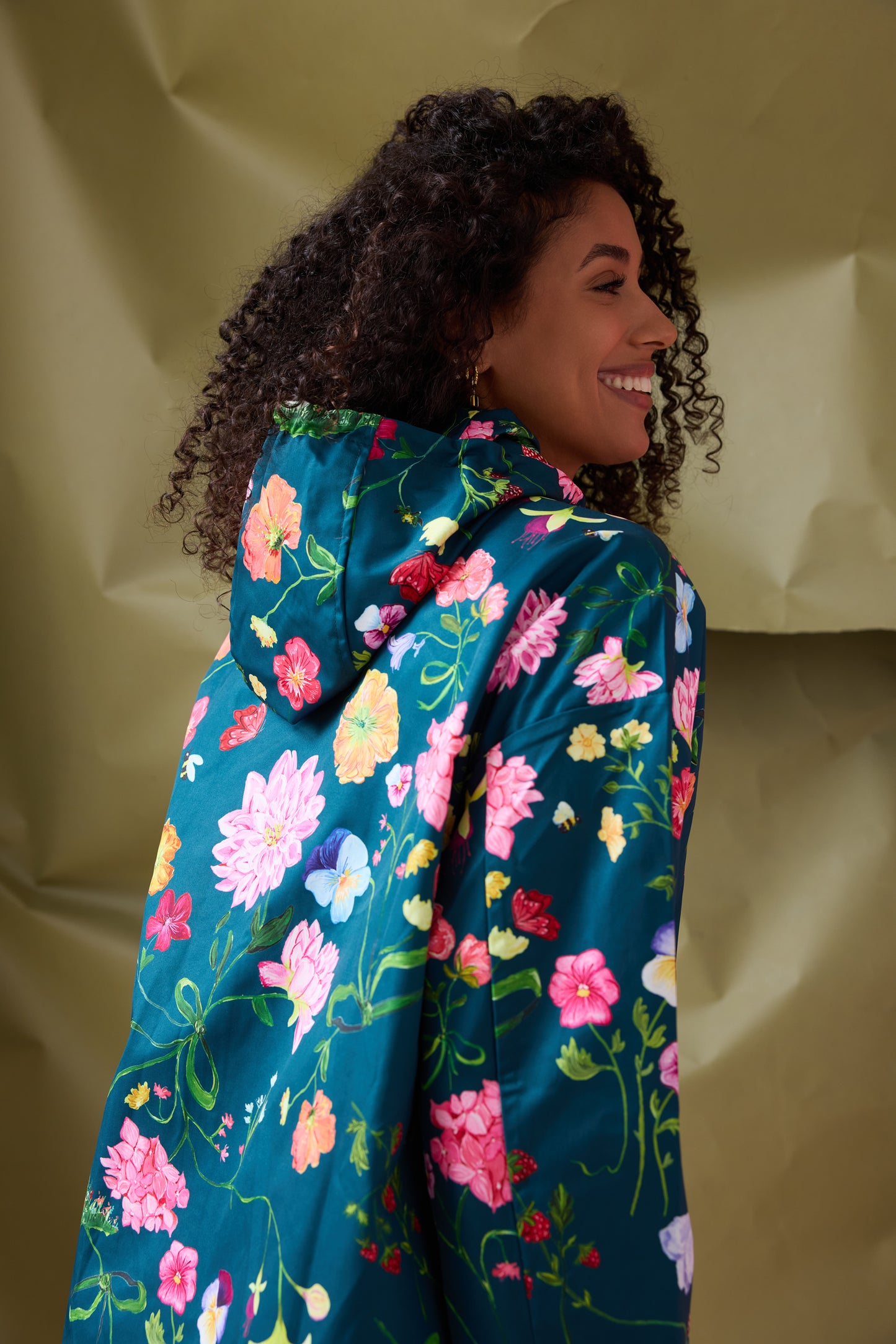 Dreamscape Raincoat - Forest Green