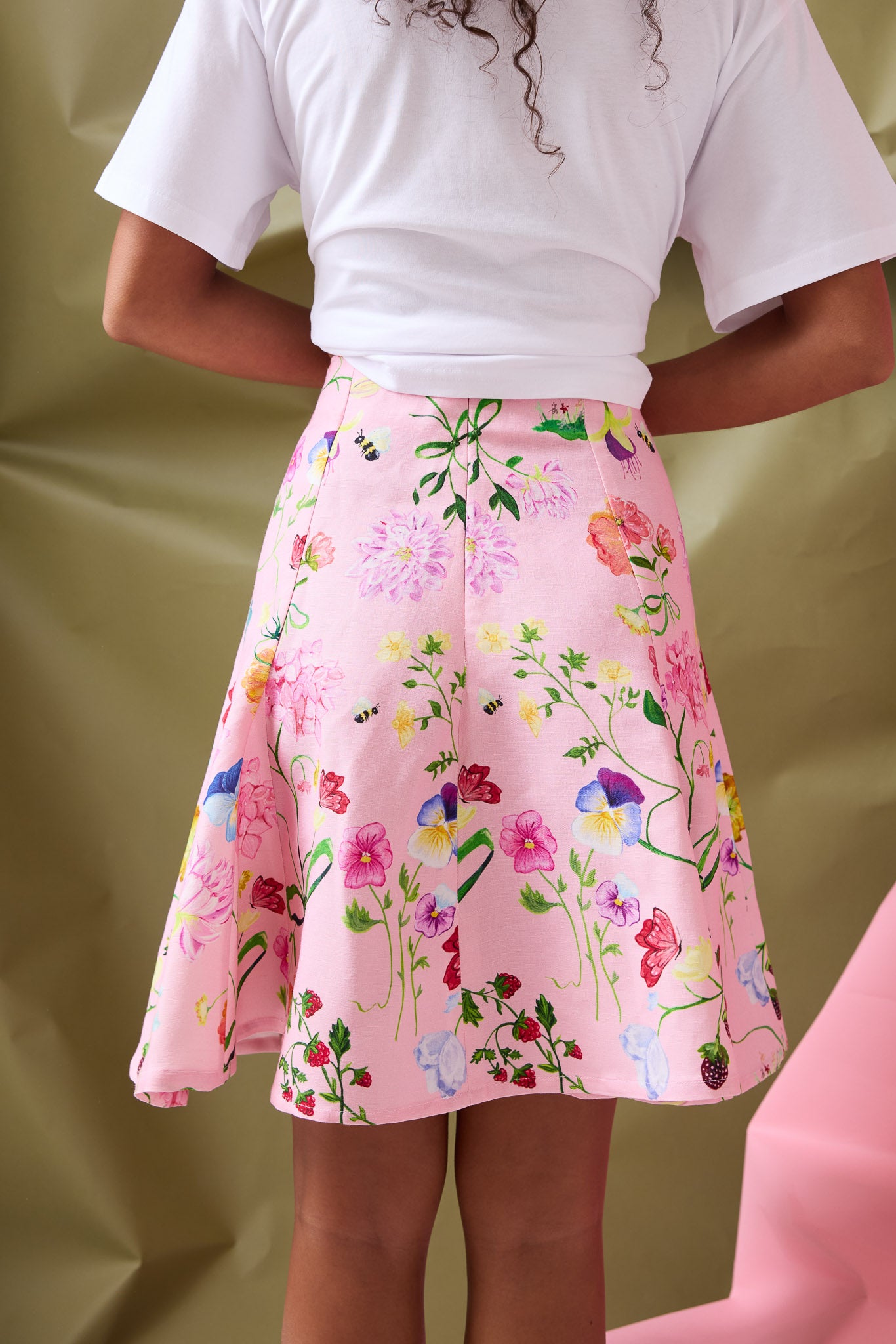 Lola Dreamscape Mini Skirt- Pink