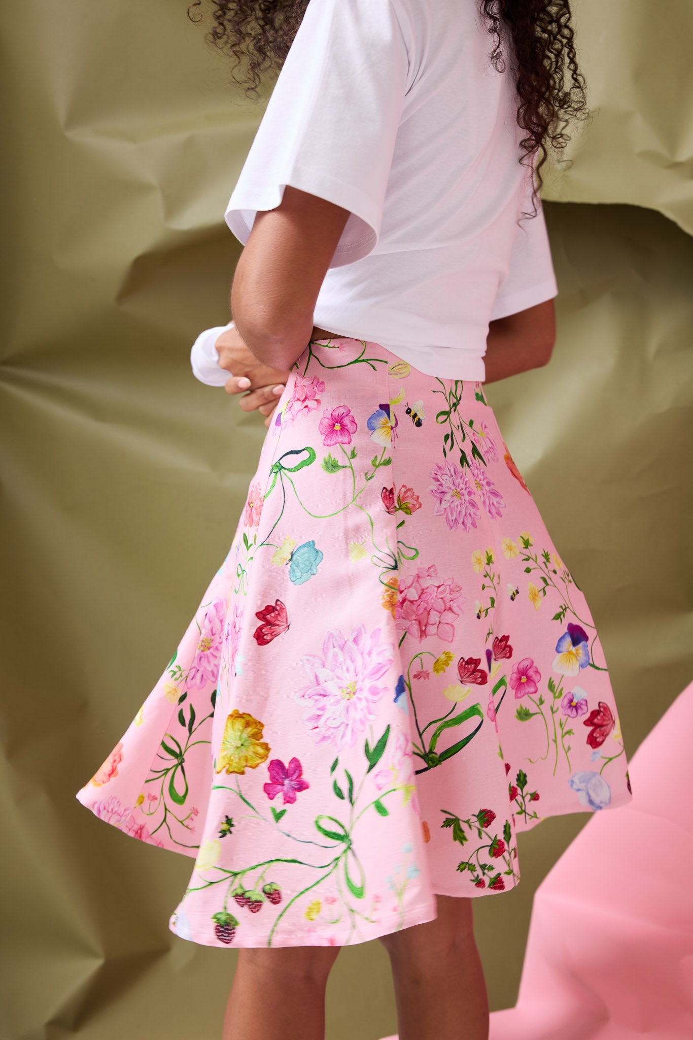 Lola Dreamscape Mini Skirt- Pink