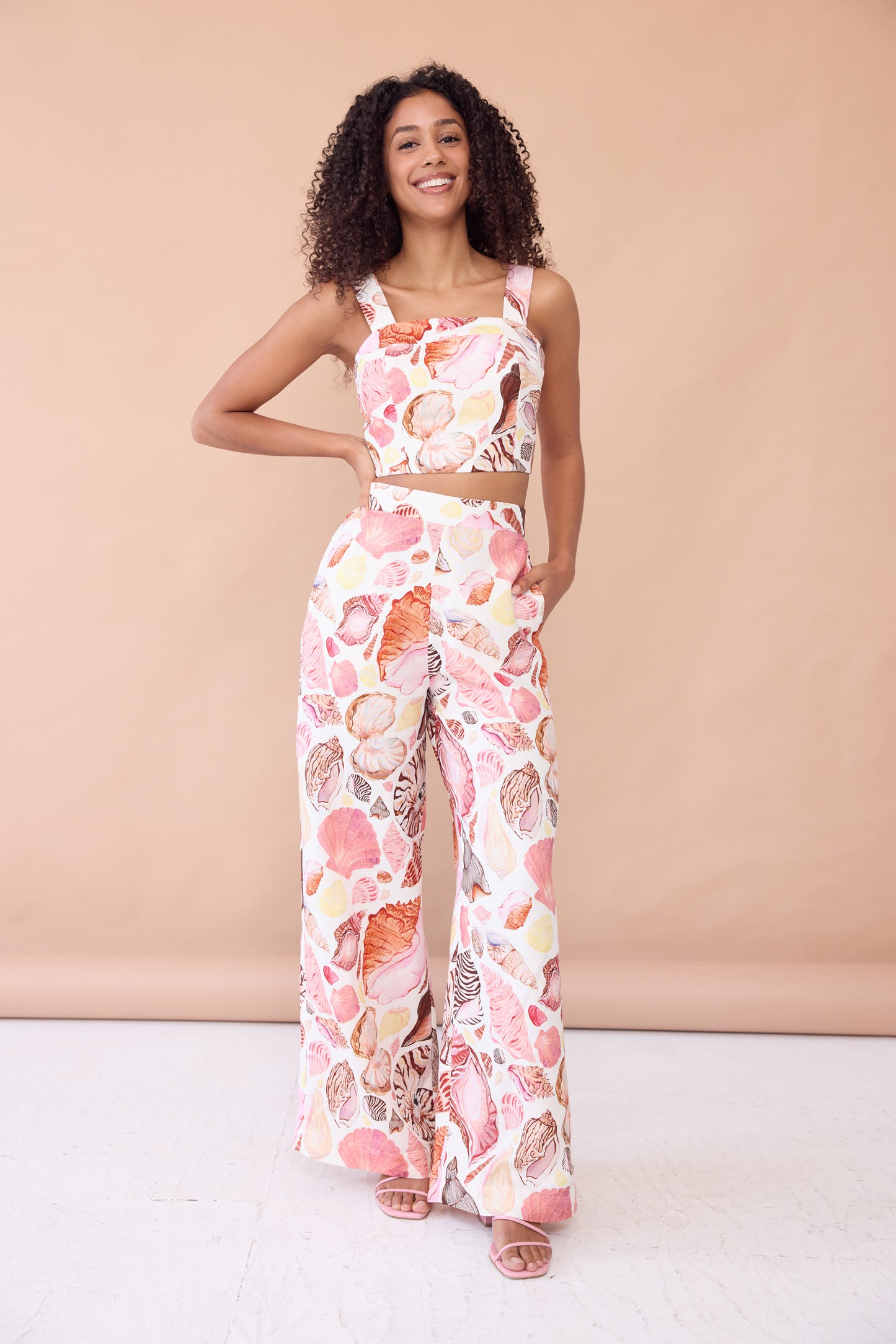 Willow Pants - White Seashell