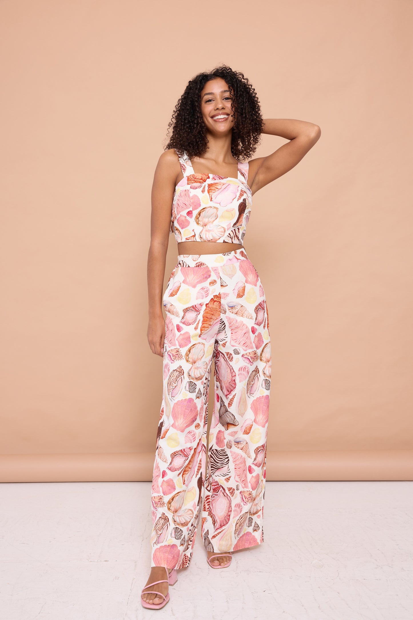 Lottie Crop - White Seashell