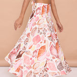 Abi Midi Skirt - White Seashell