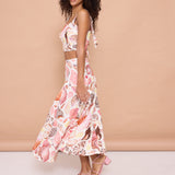 Abi Midi Skirt - White Seashell