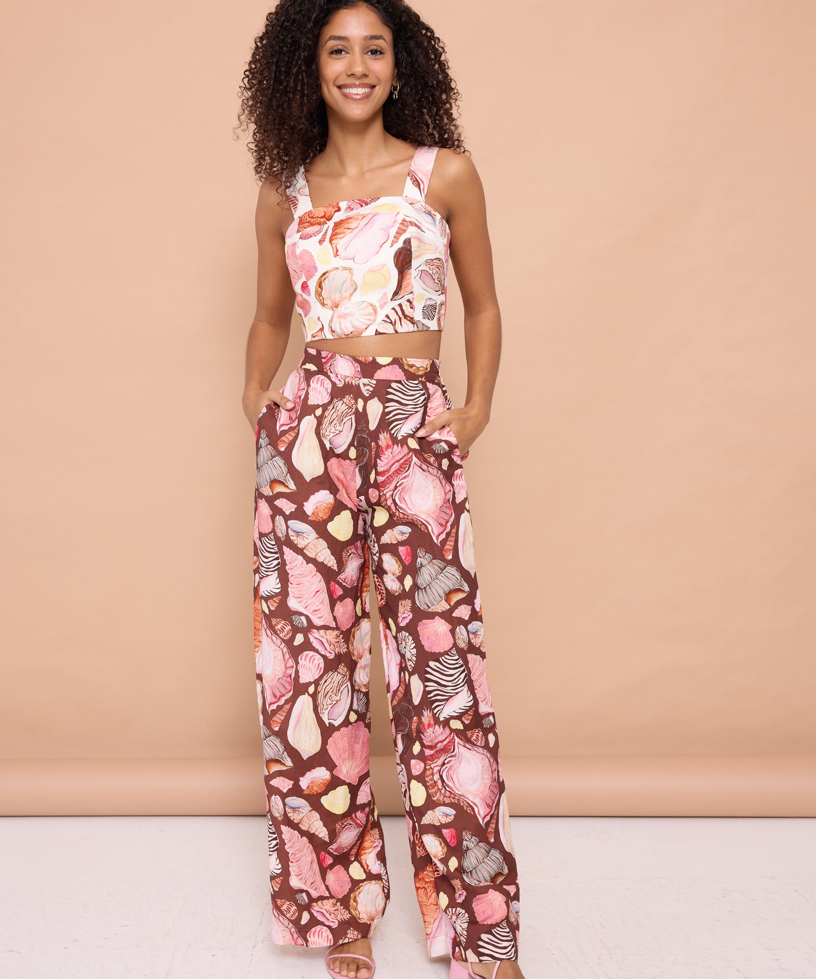Willow Pants - Chocolate Seashell