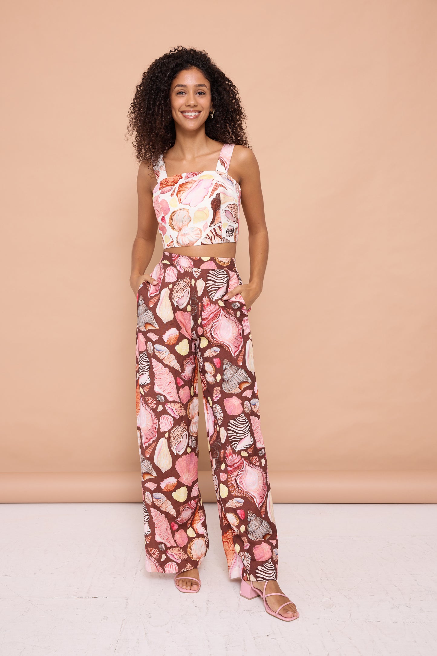 Willow Pants - Chocolate Seashell