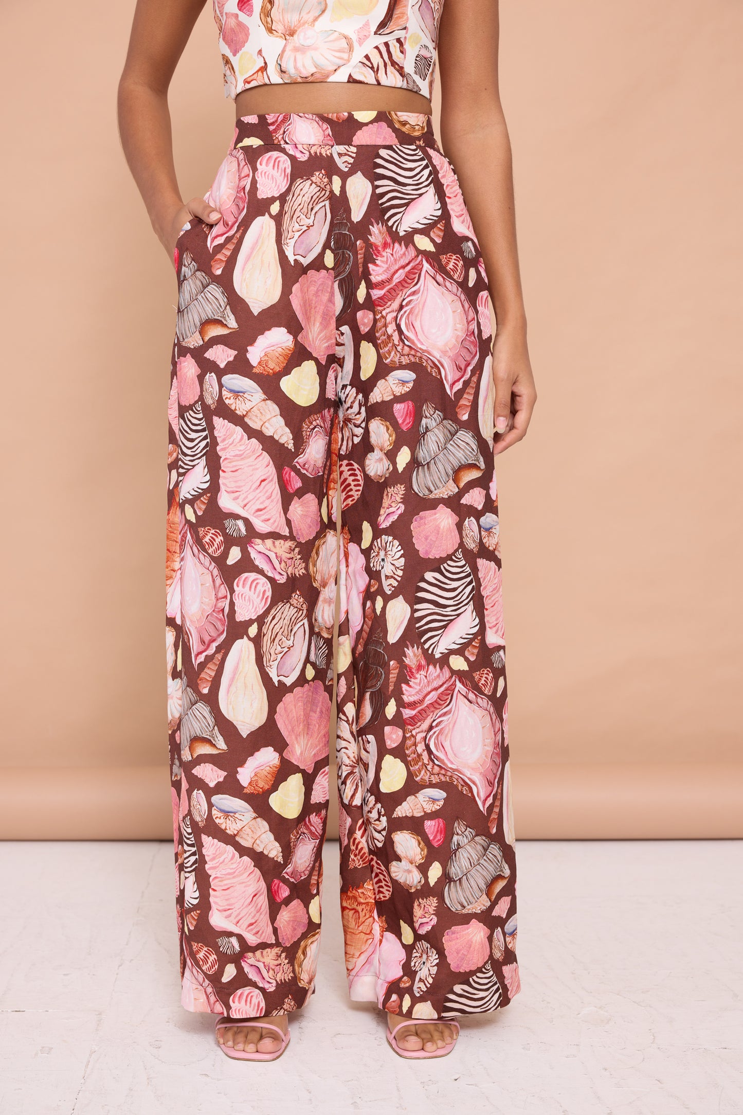 Willow Pants - Chocolate Seashell