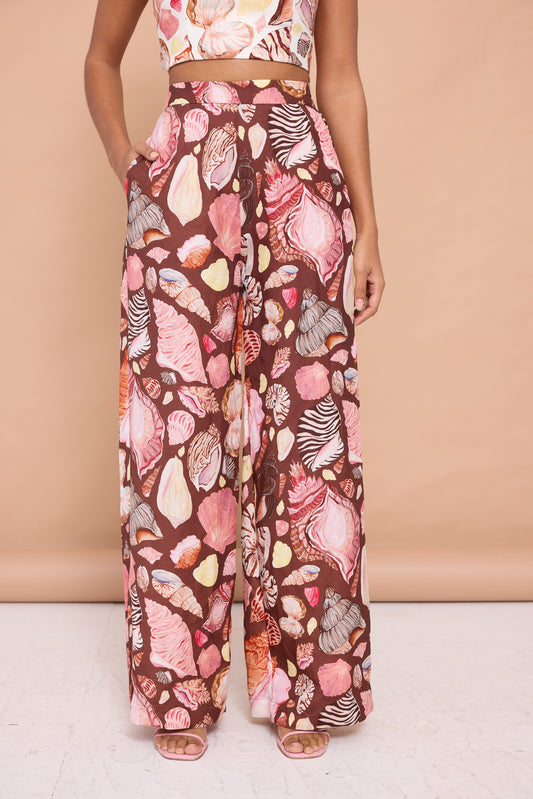 Willow Pants - Chocolate Seashell