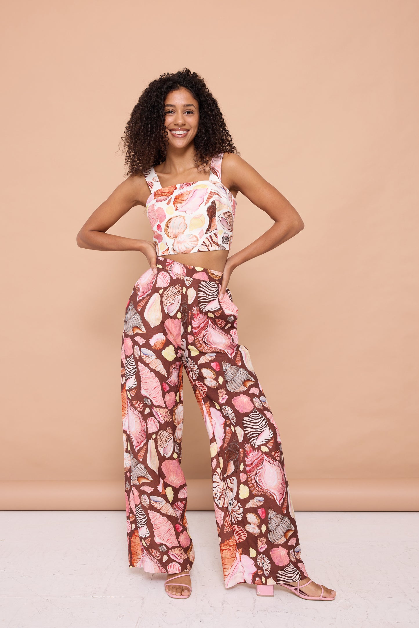 Willow Pants - Chocolate Seashell