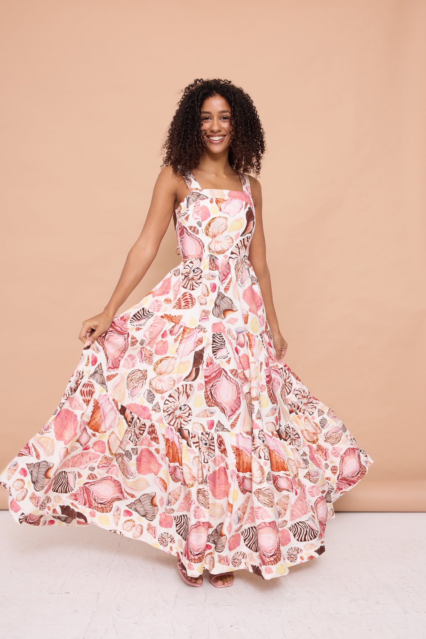 Fleur Gown - White Seashell