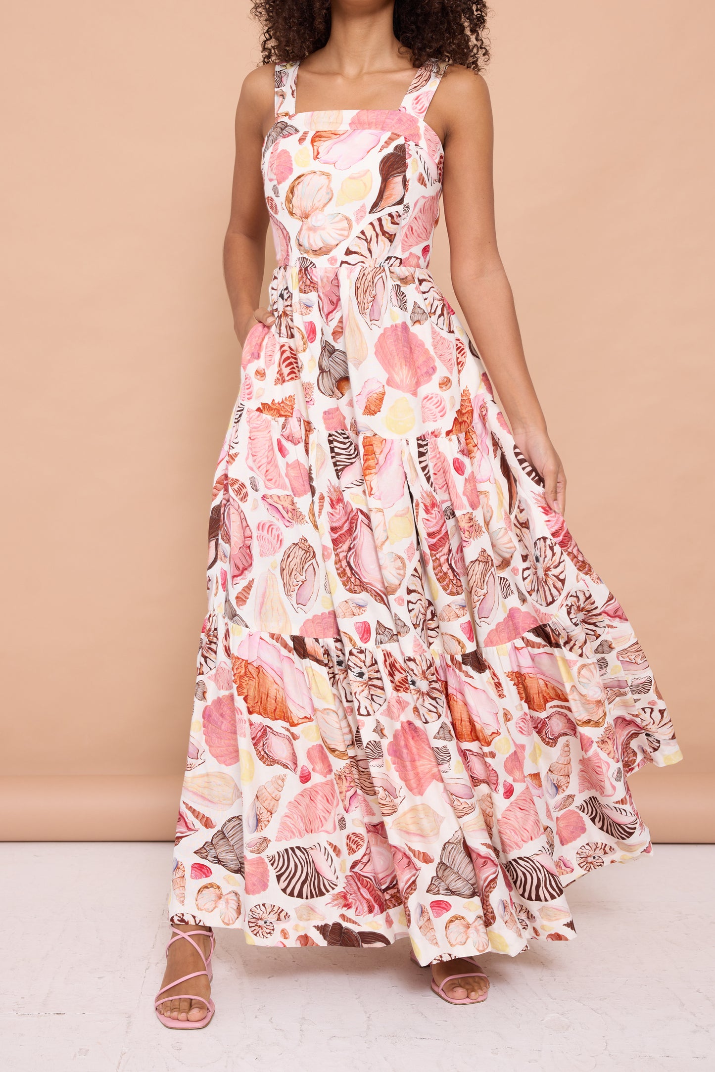 Fleur Gown - White Seashell