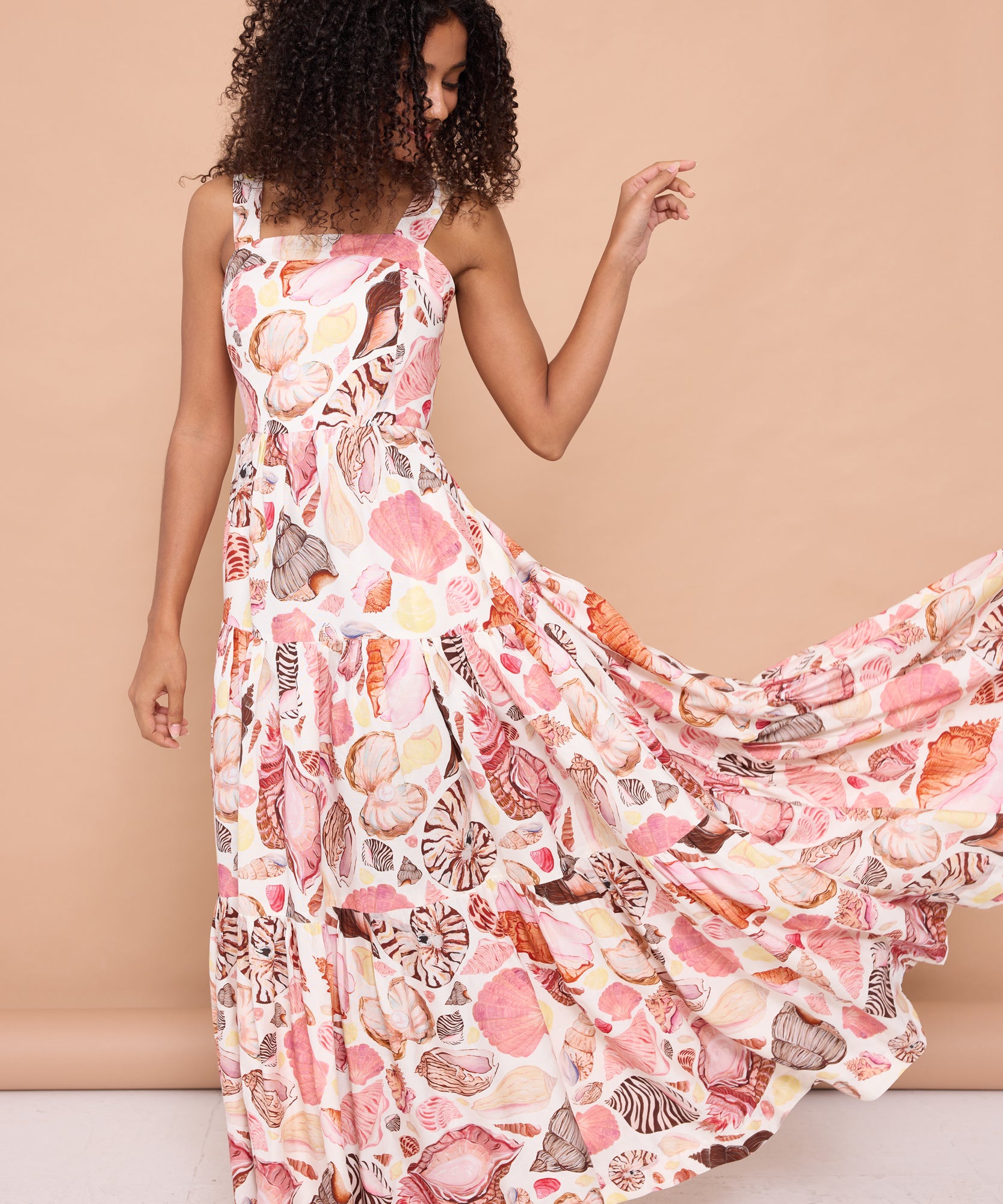 Fleur Gown - White Seashell