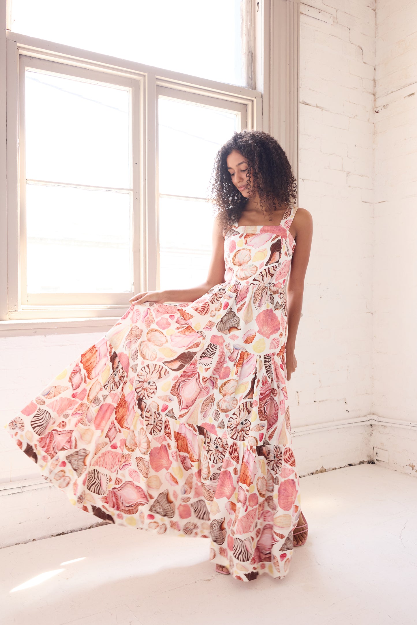 Fleur Gown - White Seashell