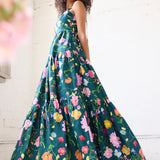 Dreamscape Fleur Gown- Forest Green