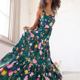 Dreamscape Fleur Gown- Forest Green