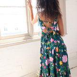 Dreamscape Fleur Gown- Forest Green