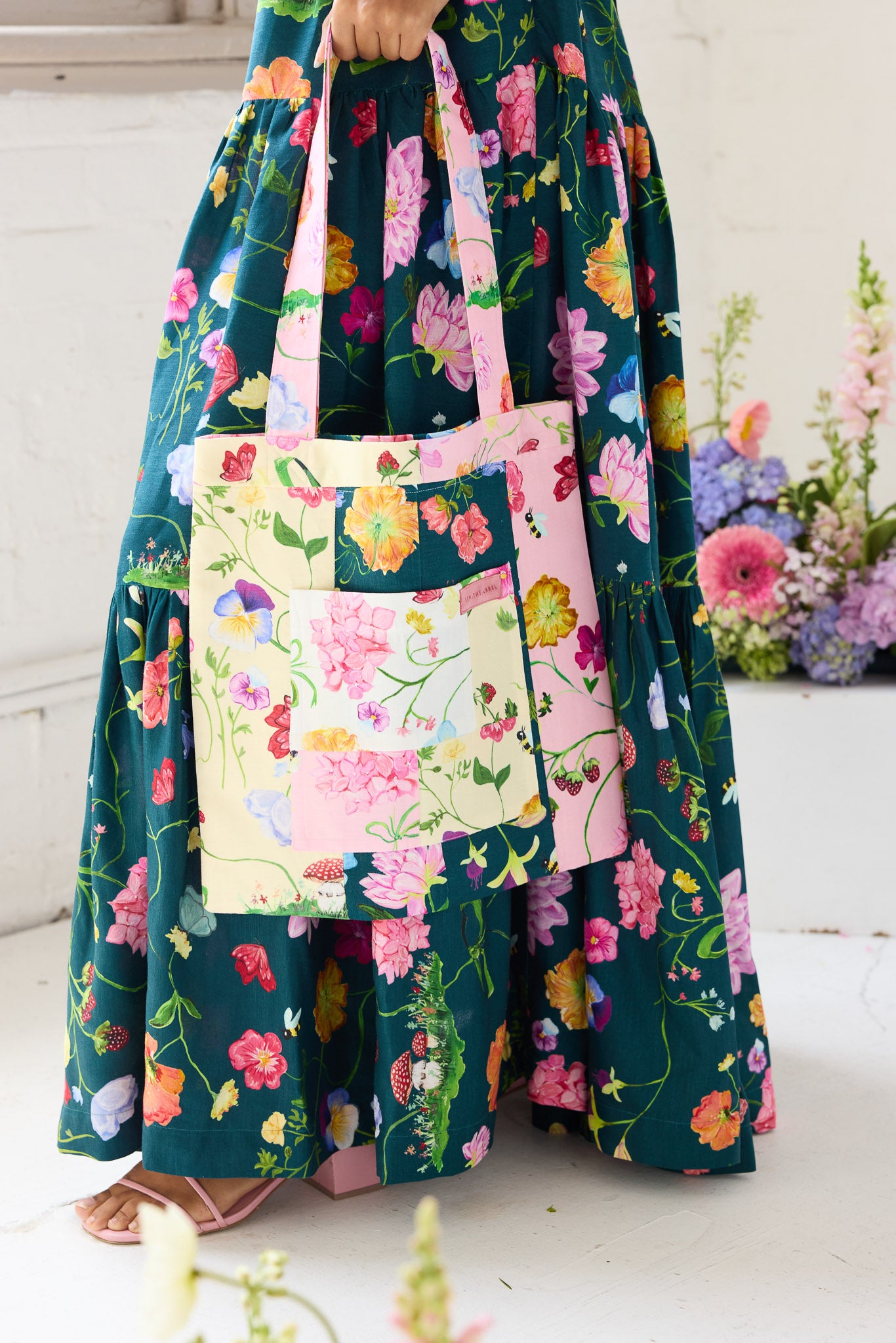 What's Left Dreamscape Tote- Dreamscape Patchwork