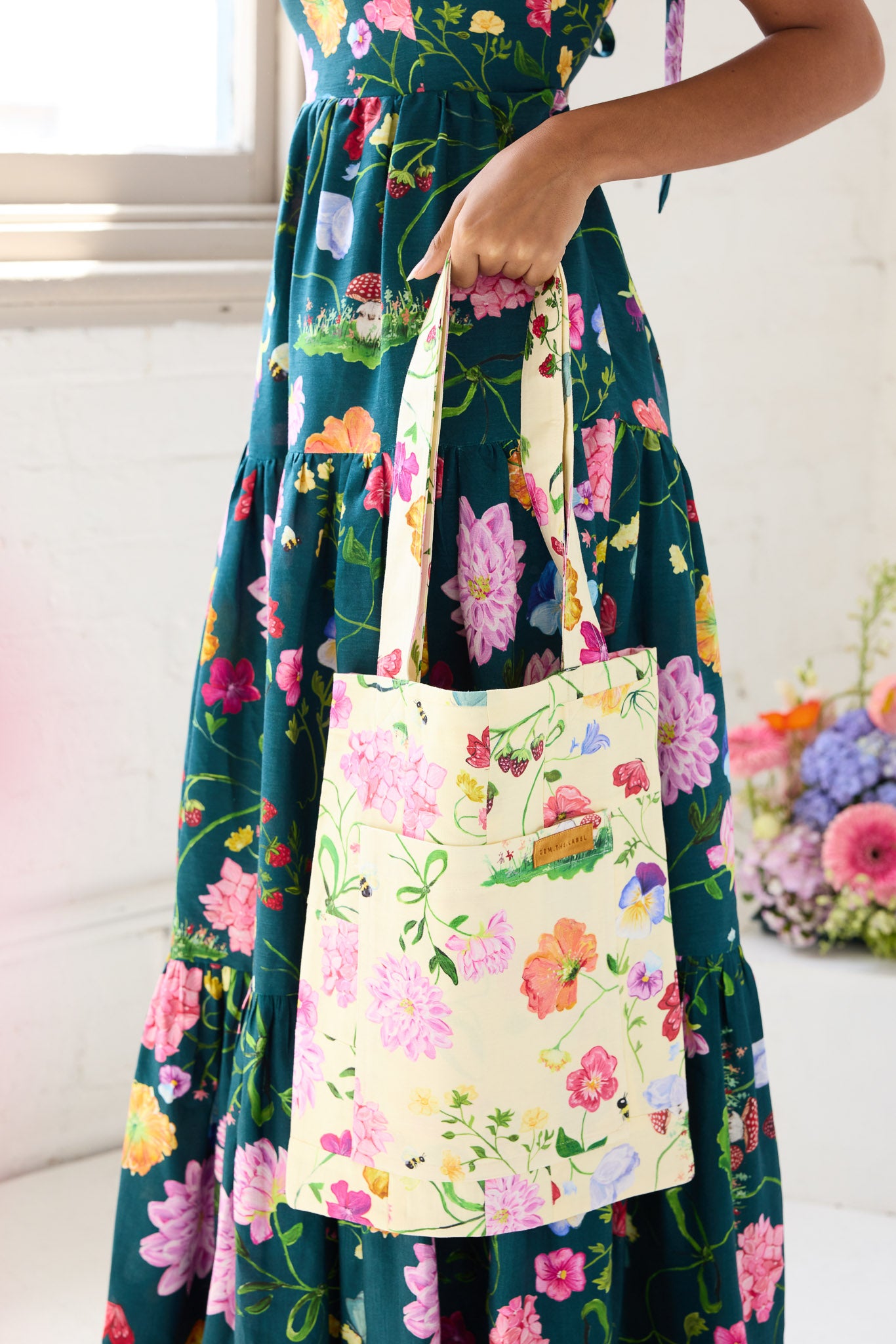 What's Left Dreamscape Tote- Butter Yellow