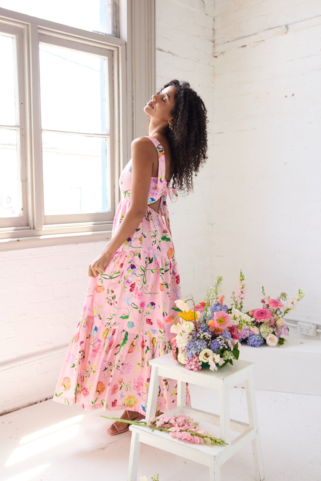 Dreamscape Fleur Gown- Pink