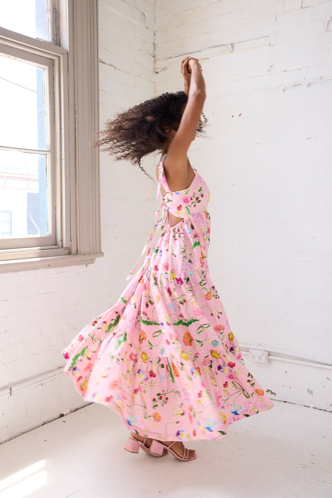 Dreamscape Fleur Gown- Pink