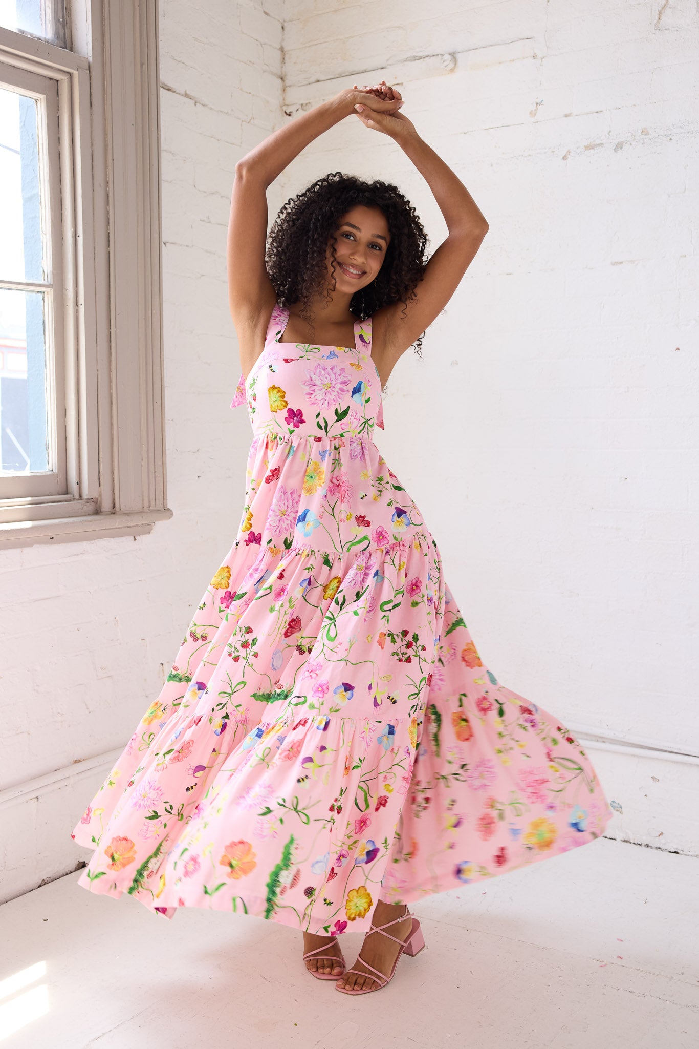 Dreamscape Fleur Gown- Pink