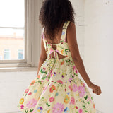 Dreamscape Ginny Tiered Mini Dress - Butter Yellow