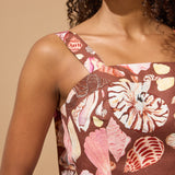 Lottie Crop - Chocolate Seashell