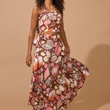 Lola Wrap Skirt - Chocolate Seashell