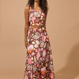 Lola Wrap Skirt - Chocolate Seashell