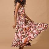 Lola Wrap Skirt - Chocolate Seashell