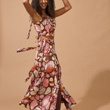 Lola Wrap Skirt - Chocolate Seashell