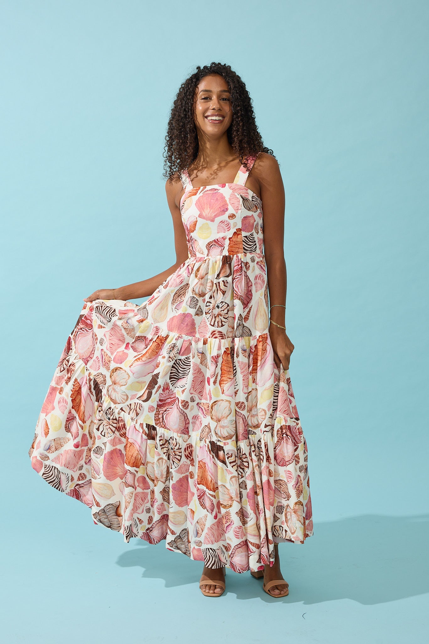 Fleur Gown - White Seashell