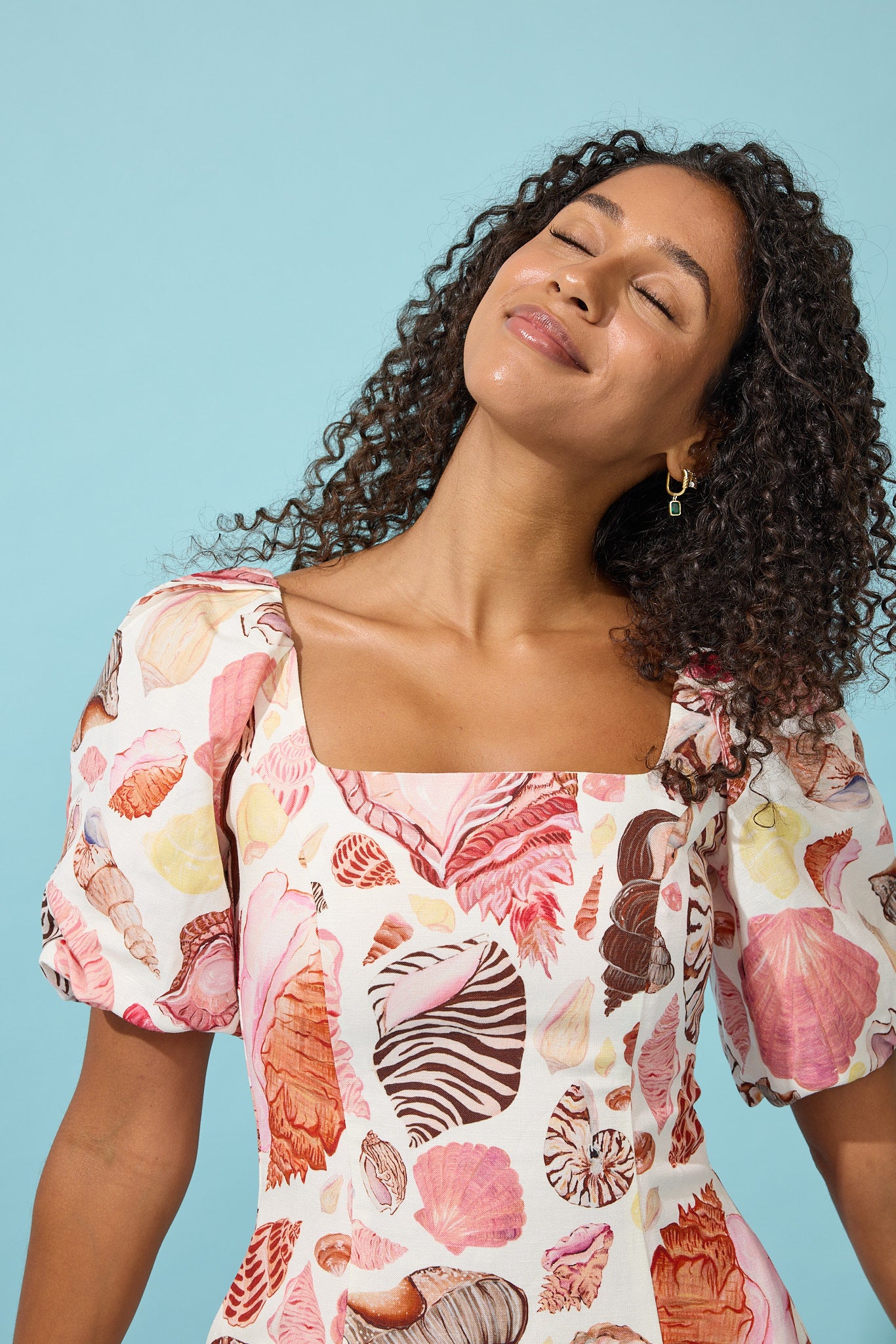 Scout Mini Dress - White Seashell