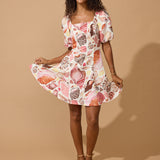 Scout Mini Dress - White Seashell